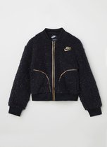 Nike Teddy bomberjack met logo en lurex - Maat 176