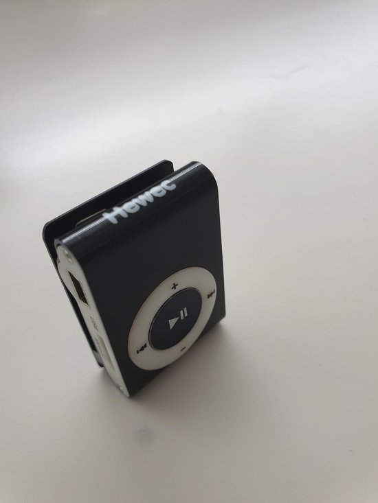 Hewec kleine mp3 speler met handige bevestiging clip origineel 4GB Zwart |  bol.com