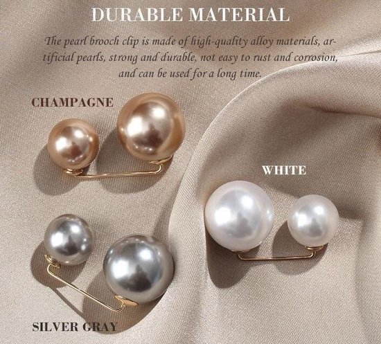 WiseGoods Broche de Luxe - Broches Femme - Design Perlé - Accessoires de  vêtements... | bol