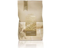 ItalWax Filmwax Witte Chocolade - 500g - Hars voor Pijnloze Waxing - White Chocolate Waxing Beans
