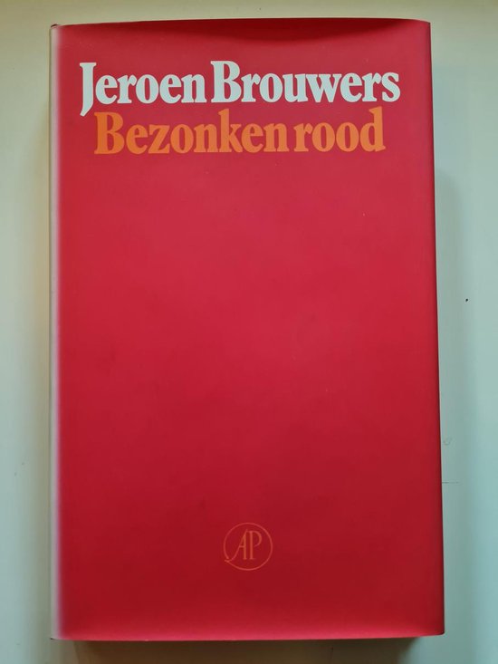 Bezonken rood - cover