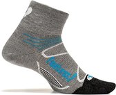 Feetures - Ultra light - Quarter Merino+ - Gray/Hawaiien blue - S