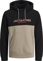 JACK&JONES JJEURBAN BLOCKING SWEAT HOOD Heren Trui - Maat XXL