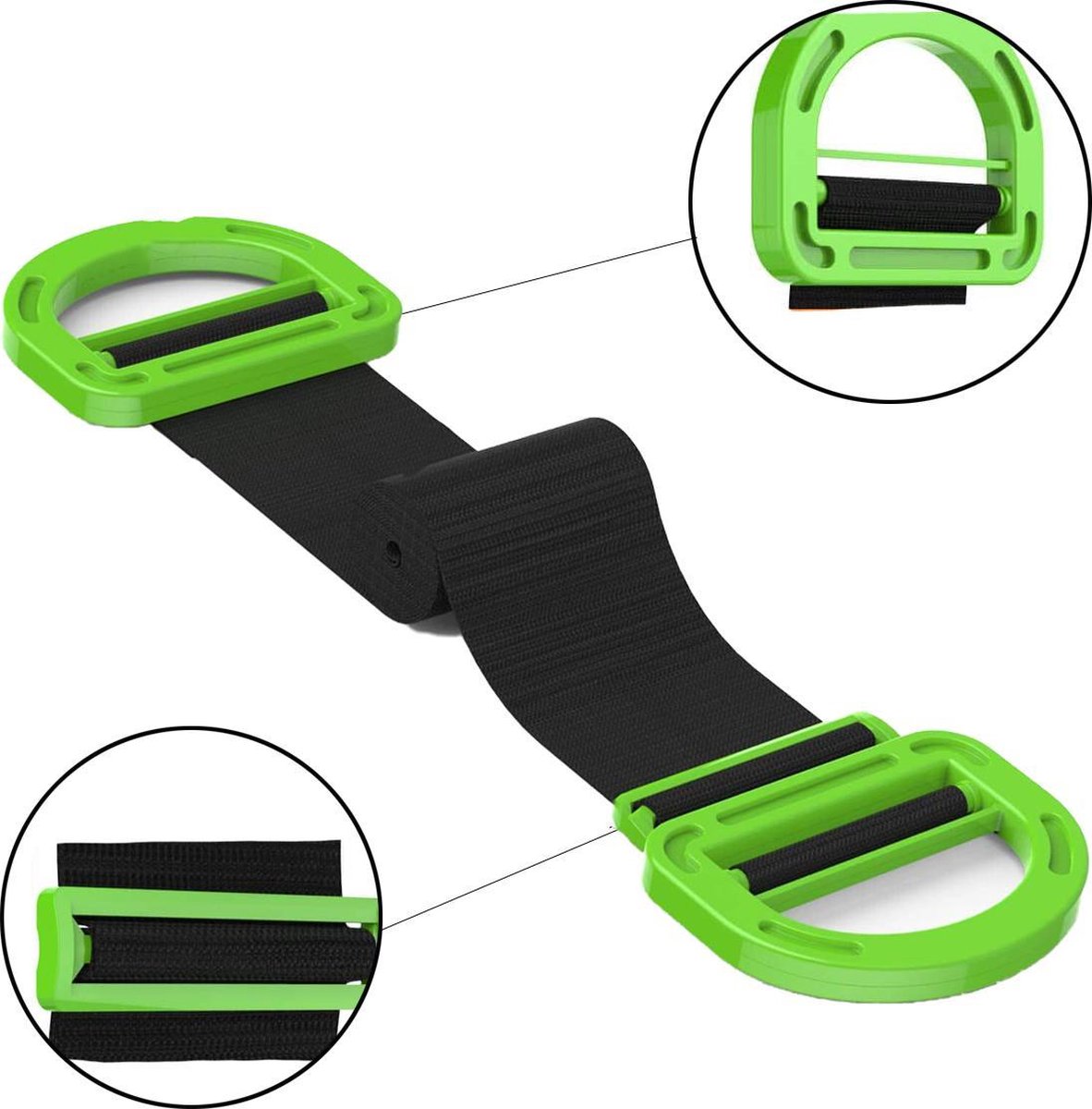 Pro Lift 2 personen, ShoulderDolly draagriem, transportgordel, hefgordel voor voorwerpen tot 450 kg, HD3500