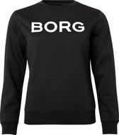 Björn Borg Logo Sweater  - Trui - Sweatshirt - Met Ronde Hals - Dames - Maat XXL - Rood