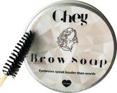 Chey - Brow Soap 30GRAM!  [Vegan, plastic vrij, natuurlijke ingrediënten] - + hout borsteltje (wenkbrauwgel)