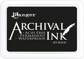 Archival Permanent Ink Pad - Jet Black - Zwart