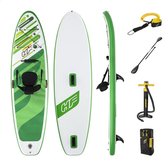Sup board, kajak set & windsurf sup, paddle board, kano, inclusief pomp en peddel, opblaasbaar