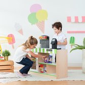 Teamson Kids Kassier - Kinderspeelgoed - Rollenspel Speelgoed - Groen/Hout
