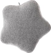 WigiWama Velvet Star Cushion - Grijs