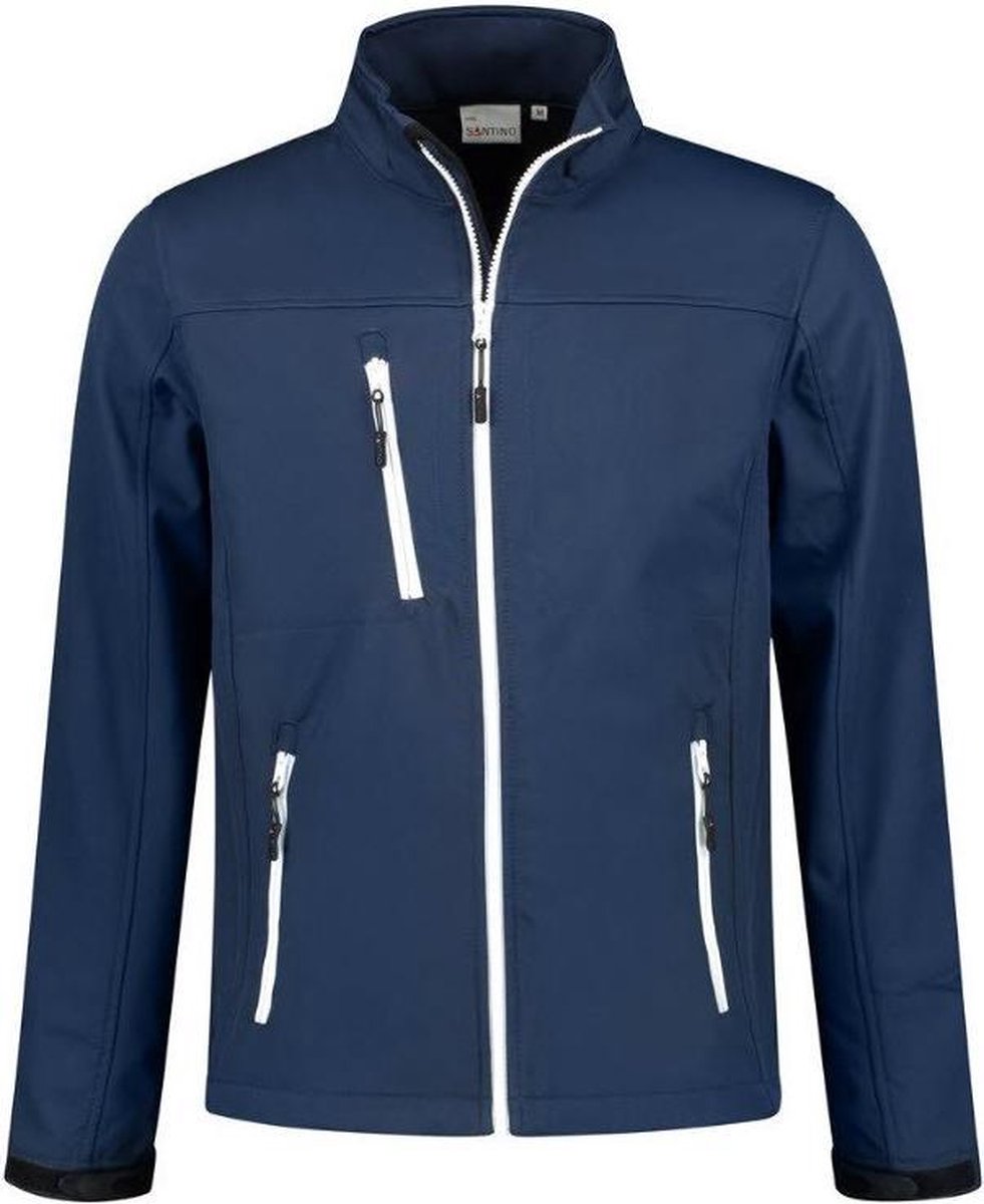 Santino Soul Softshell Jas Marineblauw S