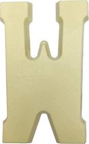 Joe & Mien Ambachtelijke Chocolade letter 'W' - Wit - 1 x 200 gram