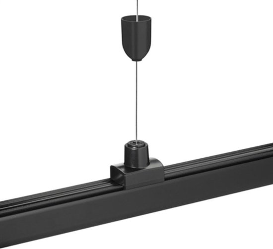 Spectrum - LED railspot ophang systeem - 1 x 8 meter stalen draad incl. bevestigingsmateriaal