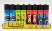 Clipper aansteker Classic  -Thema 'Pool Balls' - 8 stuks - vuursteen aansteker - Flint