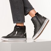 Mustang sneakers hoog Zilver-37