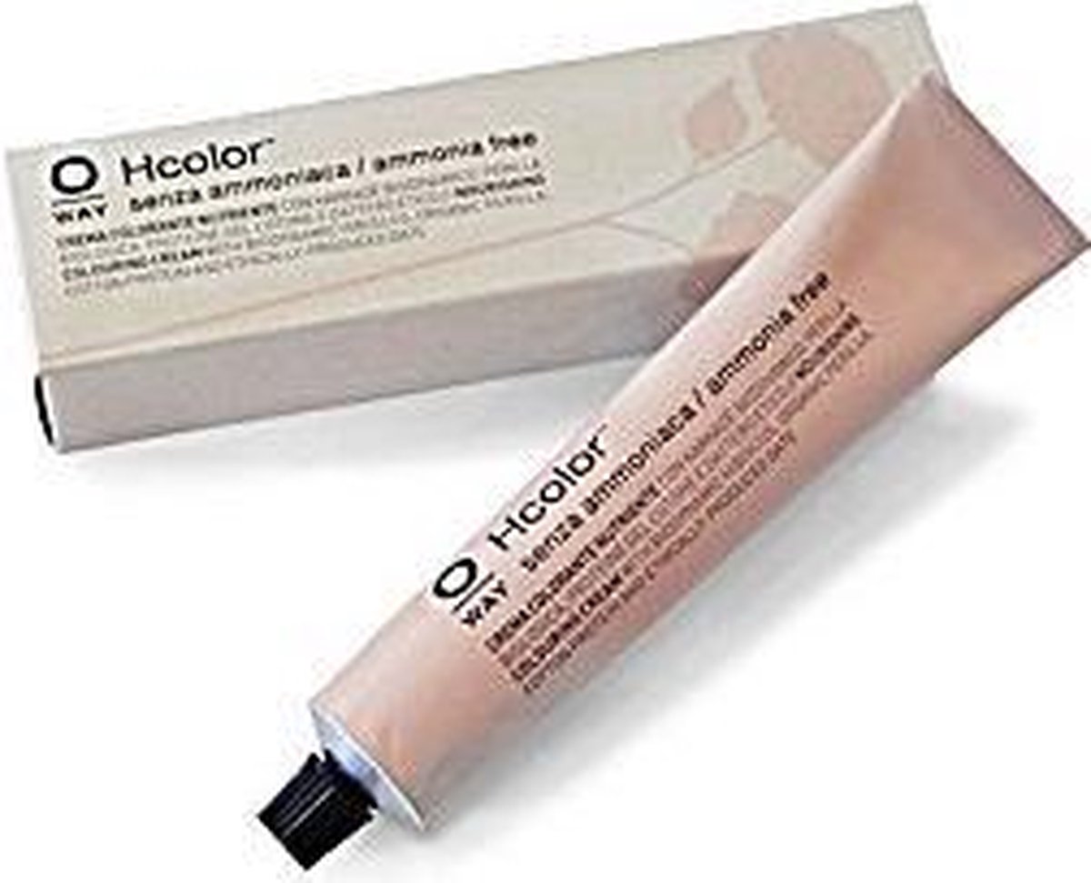 O Way Hcolor voedende kleurcrème (ammoniakvrij) 3.4 Fl. oz. (6.03BSM) Mokka Donkerblond