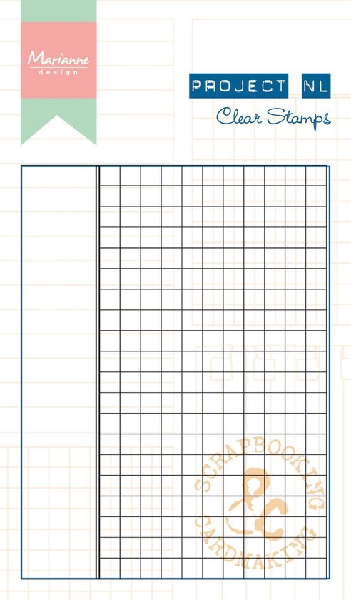 Marianne Design Stempel Project Nederlands - Ruitjes papier PL1512 | bol