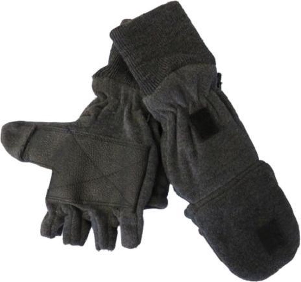 Handschoenen halve vingers / want dames winter - klittenbandsluiting