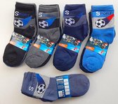 Kindersokken voetbal patroon multipack 5 Paar Jongens Sokken maat 39-40