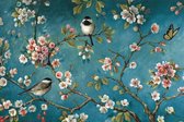 Schilderen Op Nummer Volwassenen - Do It Yourself Paintings - Japanse Bloesem - Vogels - Dieren - Bloemen - Kleurrijk - 40x50 cm - Canvas
