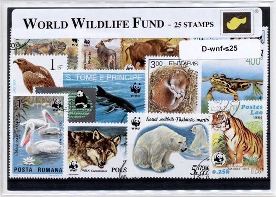 Wereld Natuur Fonds – Luxe postzegel pakket (A6 formaat) : collectie