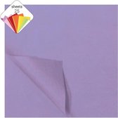 zijdevloeipapier 25 vellen 50 x 70 cm lila