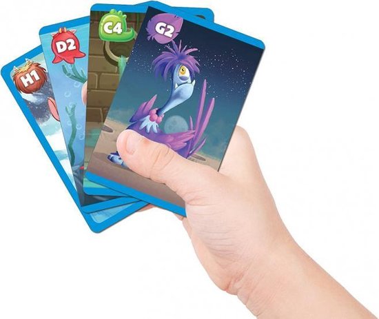Thumbnail van een extra afbeelding van het spel kwartetspel Monsters 5,6 x 8,7 cm karton 36-delig
