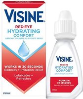 Visine Red Eye Hydrating Comfort XL - Oogdruppels Tegen Hooikoorts, Rode Ogen, Geïrriteerde Ogen, Droge Ogen & Brandende Ogen! (15ML)
