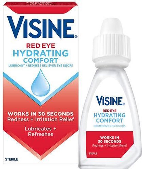 Visine Red Eye Comfort XL - Gouttes pour les yeux Contre Yeux Rouges & Yeux  Irrités !