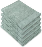 CLYR Handdoek Tidy Towels - Set van 5 stuks - 50x100 - 100% BCI Katoen - Highlands Green