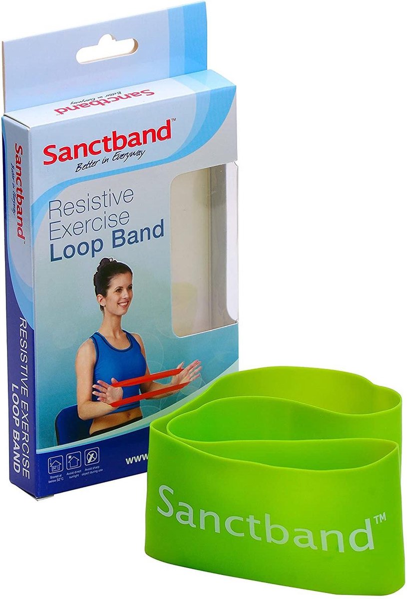 Sanctband - Weerstandsband Medium - Groen - 66cm