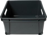 Sunware. Uni box - Opbergbox - Kunststof - Antraciet - 30 liter