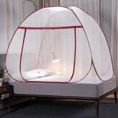 Klamboe tent - Inclusief Opbergtas - 2 persoons - 180x200cm - Rood/Wit