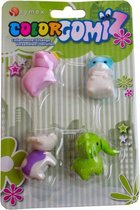gummen Color Gomiz 4-delig multicolor (#11)