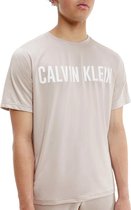 Calvin Klein T-shirt - Mannen - Grijs/Beige - Wit