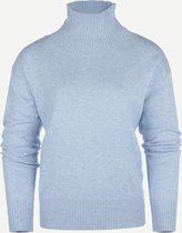 Steppin' Out Herfst/Winter 2021 Trui Chrissy Sweater Vrouwen - Regular Fit - Merino Wol - Blauw (M)
