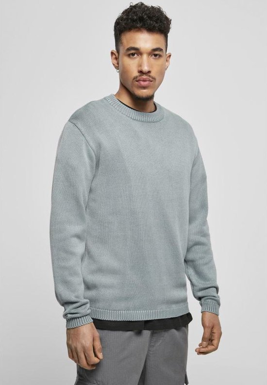Urban Classics Sweater/trui -S- Washed Blauw