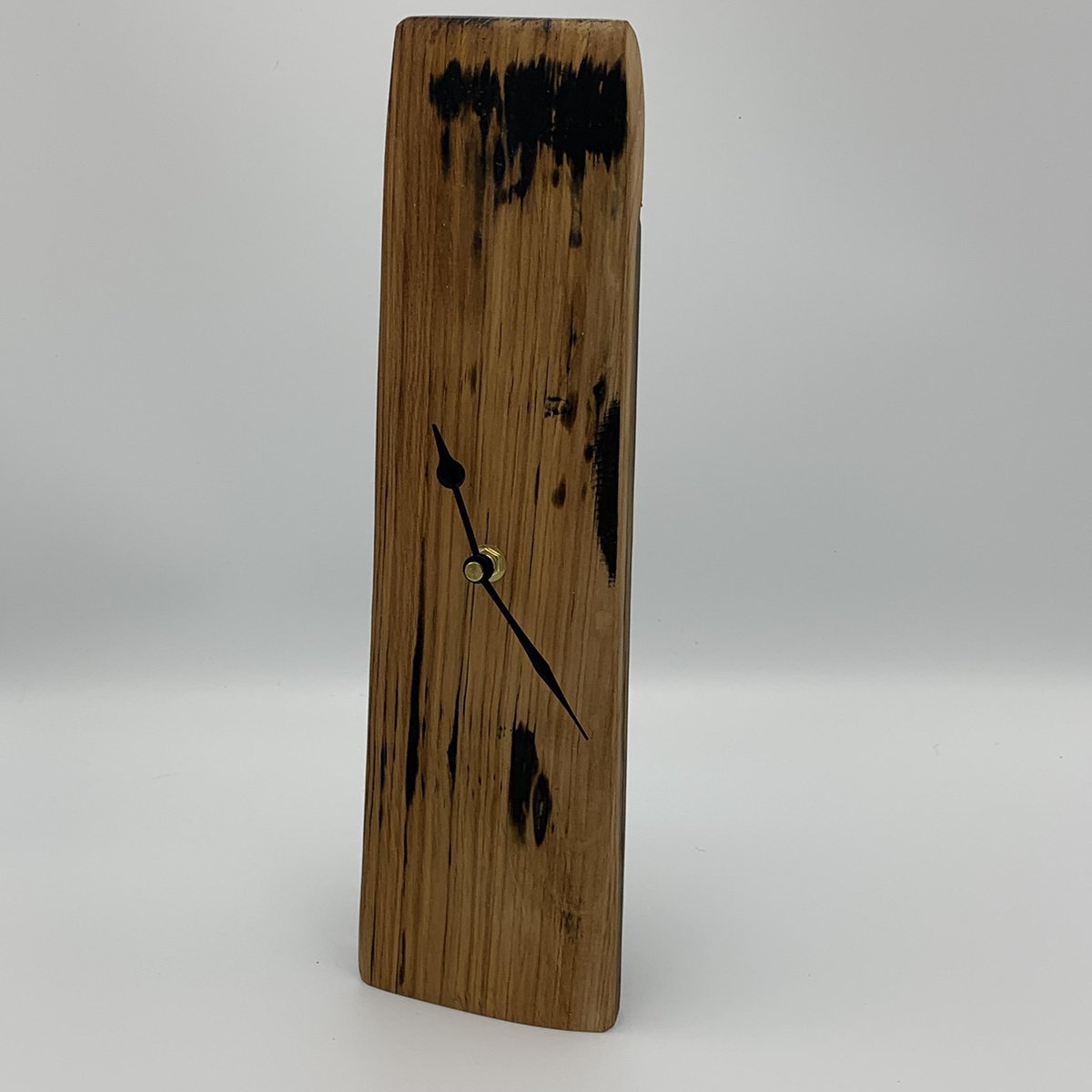 Klok large van oude whiskyvaten - circa 37 cm hoog - Handgemaakt - Darach Scotland