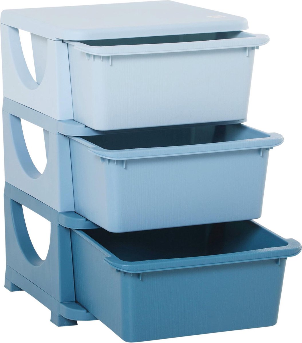 Nancy's Cold Lake Kinderzitje bank met opbergruimte - Blauw - Pp - 14,57 cm x 14,57 cm x 22,24 cm