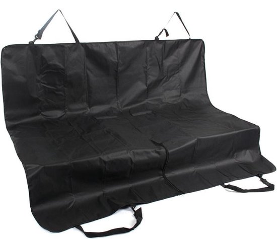 KYG Hondendeken Voor De Achterbank, Autodeken Voor De Achterbank Zijbescherming En Kijkvenster Waterdicht Antislip Voor De Achterbank 135 X 140 Cm