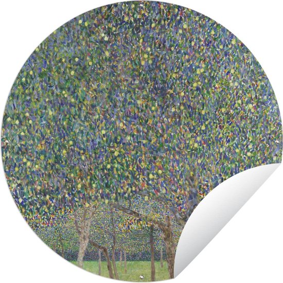 Tuincirkel Een perenboom - Gustav Klimt - Ronde Tuinposter - Buiten