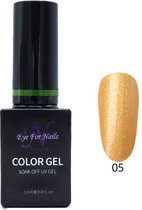 Eye For Nails Gellak Gel Nagellak Gel Polish Soak Off Gel - Kleur Goud/Gold 005 - 12ML