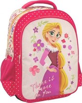 rugzak Rapunzel meisjes 43 x 32 cm polyester roze