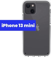Apple iPhone 13 Mini doorzichtig hoesje | Backcover Case Transparent  | tot 3M val,-en stoot bestendigd  | TPU Case iPhone 13 Mini