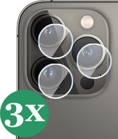 Screenprotector geschikt voor iPhone 11 Pro Max - Beschermglas Screen Protector Camera Glas - 3 Stuks