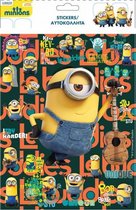 stickers Minions junior vinyl blauw/geel 22 stuks