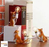 3x Kattenlamp Oranje LED Lamp Andriez