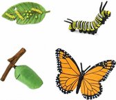 speelset Levenscyclus monarchvlinder junior 4-delig