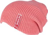 Shakaloha Gebreide Wollen Muts Heren & Dames Beanie Hat van merino wol zonder voering - Barista Beanie MrnRv Pink Unisex - One Size Wintermuts