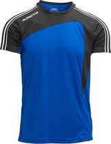 Masita | Sportshirt Forza - Licht Elastisch Polyester - Ademend Vochtregulerend - ROYAL BLUE/BLAC - XXL